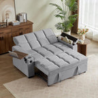 Auvsoce 65'' Chaise Lounge Chair Indoor, 3-in-1 Convertible Sofa Bed by Unknown