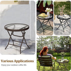 2 Pieces Outdoor Side Table - Image 7