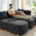 VANOMi 109.84" Modular Sectional Sofa - Image 6