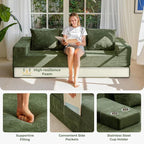 MAXYOYO Convertible Sofa Bed, Folding Sleeper Chair - Image 7