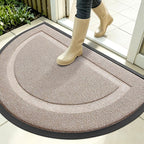 OLANLY Half Circle Front Door Mat Outside 35x23 All-Season Rubber Doormat | by OLANLY
