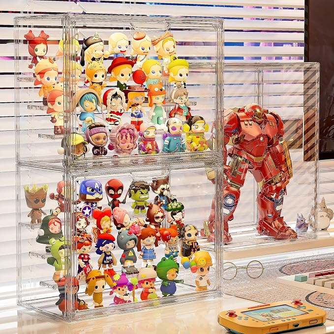 Clear Acrylic Display Case for Collectibles 4 Layer Hobby Figure Display Case - Image 6