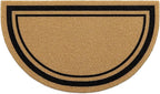 OLANLY Half Circle Front Door Mat, Low Profile Doormat, Stain and Fade Resistant by OLANLY