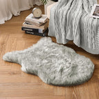 MIULEE Fluffy Area Rug 2x3 ft Faux Fur Sheepskin Rug - Image 6
