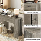 UNIQUITE 63-Inch Long Console Table - Image 3