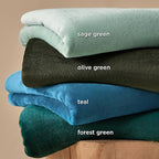 Bedsure GentleSoft Fleece Throw XL Blanket Sage Green - Image 5