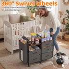 Baby Diaper Caddy Organizer Cart - Image 6