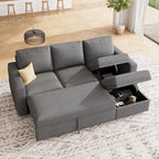 HONBAY Modular Sectional Sleeper Sofa - Image 4