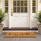 Barnyard Designs Natural Coco Coir Non-Slip Doormat | Heavy-Duty Welcome Mat - Image 2