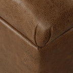 Homepop Home Decor | Button Tufted Storage Bench | Ottoman Bench - Image 7
