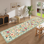 DUKINO 2.6x10 Runner Rug for Hallway, Washable Kitchen Rugs Non Slip, Low Pile - Image 3