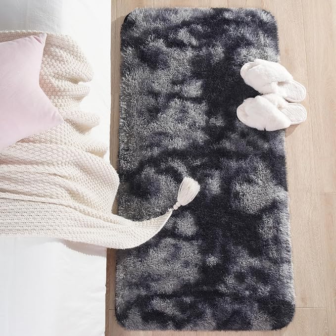 Chicrug Soft Runner Rugs for Bedroom Living Room Plush Fluffy Rug 2x4 | Shag - Image 5