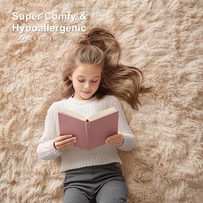 OLANLY 6x10 Machine Washable Large Area Rugs - Image 8