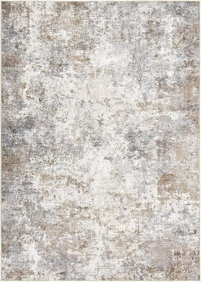 UERMEI 10x12 Area Rug Living Room Rugs Washable Neutral Brown Grey Carpet | - Image 9