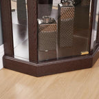 Corner Curio Cabinet, 150lbs Heavy Duty Glass Display Cabinet - Image 5