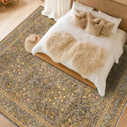 Vintage Floral Living Room Rug 8x10, Dining Room Under Kitchen Table, Oriental - Image 3