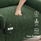 Mid Century Modern Accent Chair, Chenille Comfy Living Room Arm Chairs - Image 5