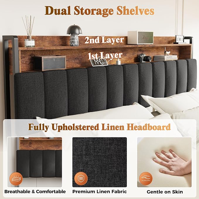 PRAISUN Bed Frame King Size - Image 3