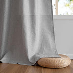 MYSKY HOME Living Room Curtains 84 Inches Long Semi Sheer Light Filtering - Image 9