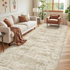 4x12 Runner Rug Non Slip, Washable Hallway Runner Rug, Nursery Room, Soft by Restydon