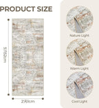 2x5 Rug Runners for Hallways Non Slip, Kitchen Rugs, Nursery Room, Soft Runner - Image 2