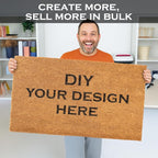 Blank Doormat Coir 30x17 Inch for Screen Printing, Welcome Mat Outdoor 1pk | - Image 3