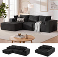 108” Modular Sectional Sofa, Cloud Sectional Couch by Weture