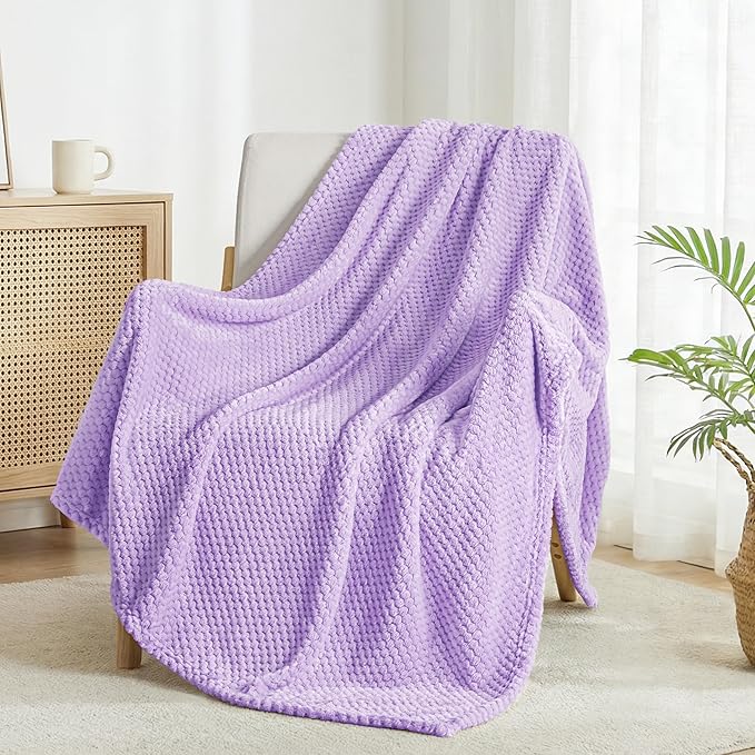 Exclusivo Mezcla Large Waffle Fleece Throw Blanket by ExclusivoMezcla