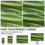 Lime Green Linen Blend Light Filtering Back Tab Curtains 96 Inches Long - Image 4