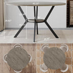 Round Dinner Table for 2-4, 42 Inch Kitchen & Dining Room Table - Image 2