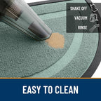 OLANLY Half Circle Front Door Mat Outside 35x23 All-Season Rubber Doormat | - Image 5