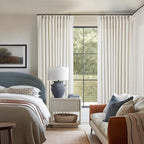 Natural Extra Wide Pinch Pleat Linen Curtains 70x108 Inches Long | 70 Inch Wide - Image 6