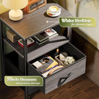 Huuger Night Stand Set of 2, Nightstand - Image 5