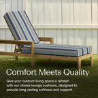 Honeycomb Outdoor Chaise Lounge Cushion - Image 3