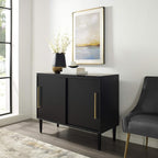 Crosley Furniture Everett Media Console and Record Player Stand - Image 9