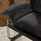 Modway Ansel Boucle Accent Chair in Charcoal - Image 5
