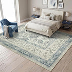 GarveeHome Vintage Blue Area Rug 10x13 - Image 2