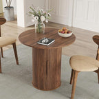 31.5" Round Dining Table for 2-4, Modern Farmhouse Kitchen Table - Image 7