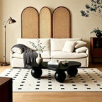 46" Cloud Coffee Table with 3 Ball Legs, Modern Irregular Center Table - Image 8