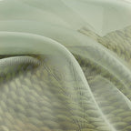Light Green Sheer Curtains 54 Inch Length 2 Panels, Voile Bedroom Curtains - Image 9