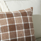 Stellhome Pack of 2 Fall Linen Buffalo Check Decorative Throw Pillow Covers - Image 4