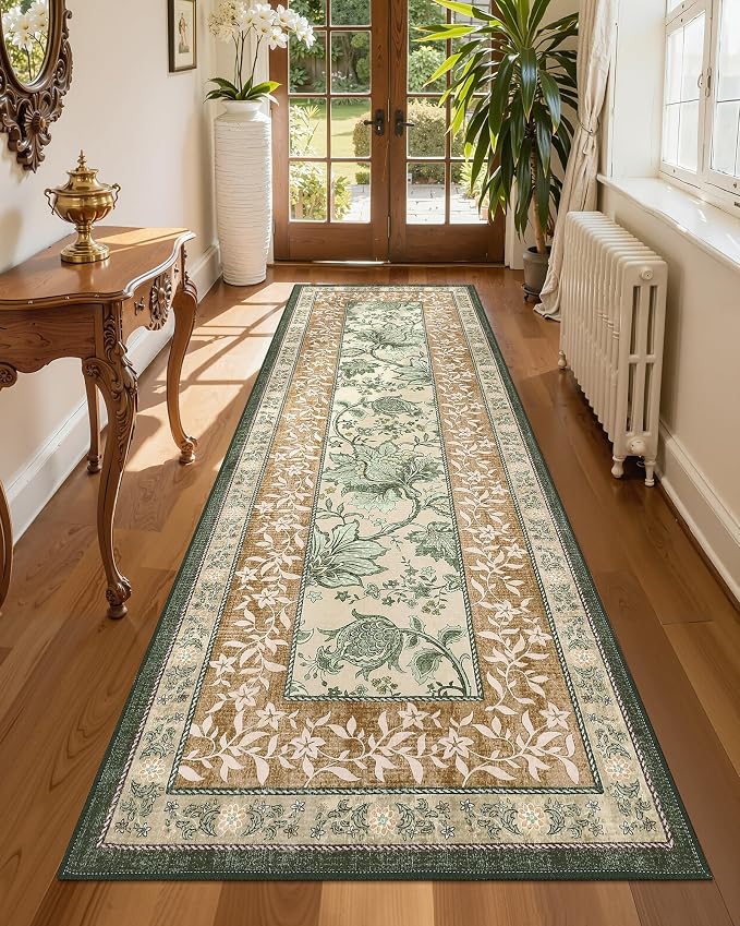 GarveeHome Leaves Floral Area Rug - Image 2