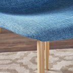 Christopher Knight Home Raina Mid-Century Modern Fabric Dining Chairs - Image 4