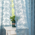 YJ YANJUN Vintage Lace Curtains 63 Inch Length by YJYANJUN