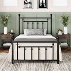 Allewie 14 Inch Twin Size Metal Platform Bed Frame by Allewie