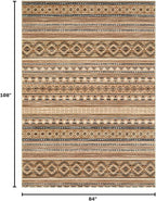 cotiled Boho 7x9 Area Rug for Living Room: Large Moroccan Washable Rug | Solve - Image 2