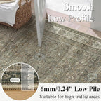 Schweek Brown Grey 5x7 Area Rug - Image 4