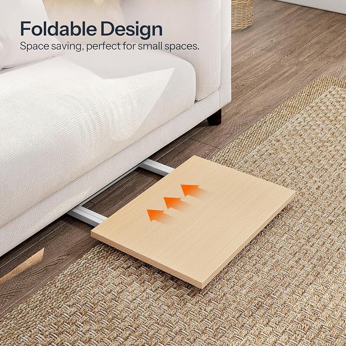 HOOBRO Folding TV Tray Tables, Industrial Snack Tables - Image 8