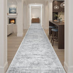 Soalmost Washable Hallway Runner Rug 3x20 Kitchen Entry Rugs Non-Slip, Foldable - Image 2