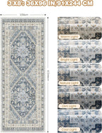 3x8 Runner Rug Non Slip Washable Rugs - Image 2